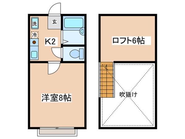 ピアレジ青山２の物件間取画像